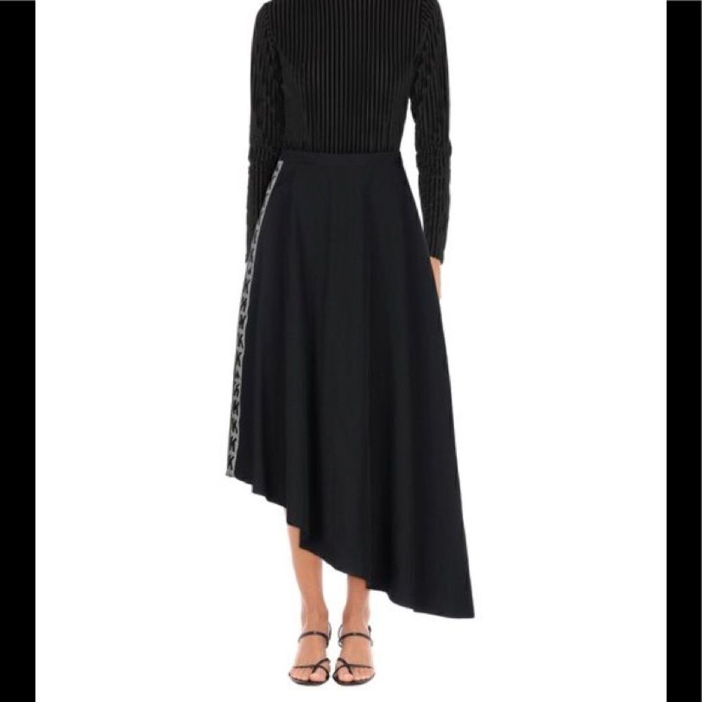 Kappa Kontroll Women's Black Midi Skirt Size Xs NWT $174